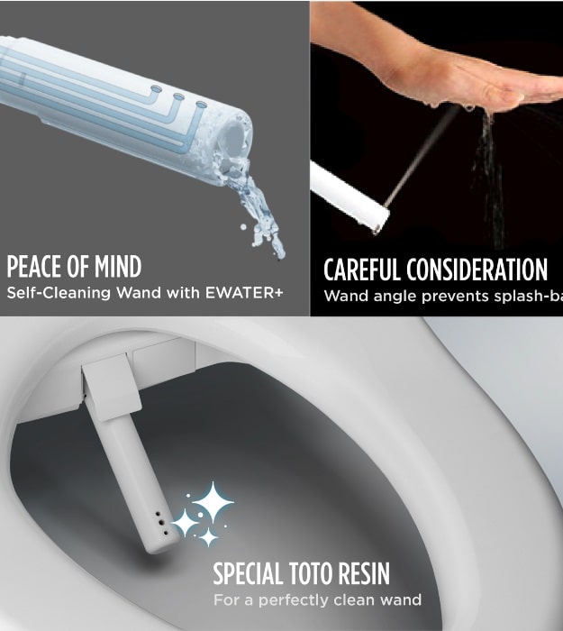 TOTO Washlet+ AP Wall-Hung Toilet With S7 Bidet Seat & Carrier 10 TOTO Washlet+ AP Wall-Hung Toilet With S7 Bidet Seat & Carrier - Image 5