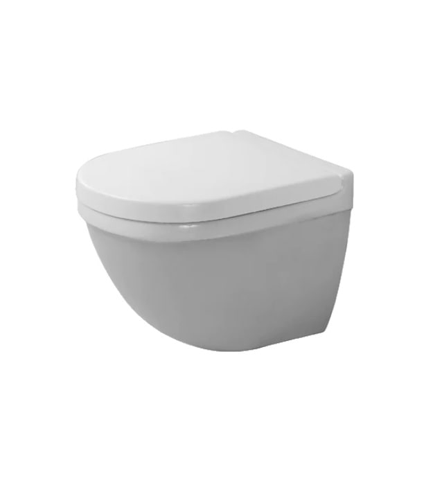 Duravit Starck 3 Compact Toilet Wall-Mounted W/ Seat 222709 5 Starck 3 Compact Toilet 2227090092