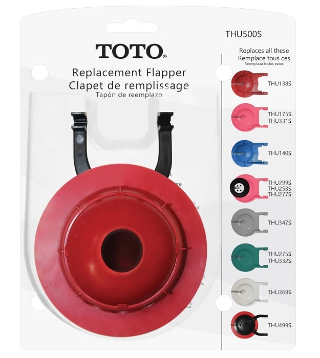 TOTO Replacement Flapper THU500S For 3" Flush Valves Tanks 7 TOTO Replacement Flapper THU500S For 3" Flush Valves Tanks - Image 2