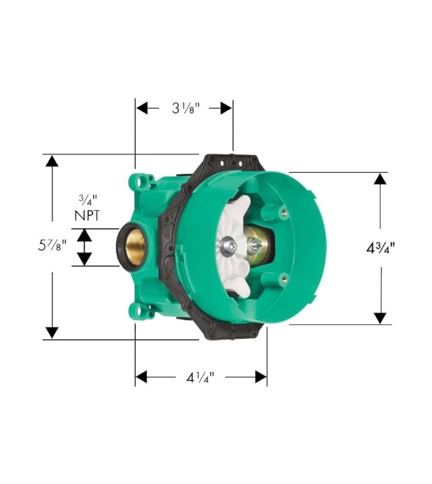 Hansgrohe 01850181 IBox Universal Plus Rough In Valve 7 Hansgrohe 01850181 IBox Universal Plus Rough In Valve - Image 2