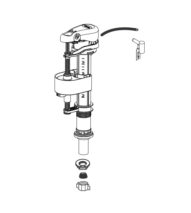 TOTO Aquia IV Fill Valve TSU802.13-A 9 TOTO Aquia IV Fill Valve TSU802.13-A