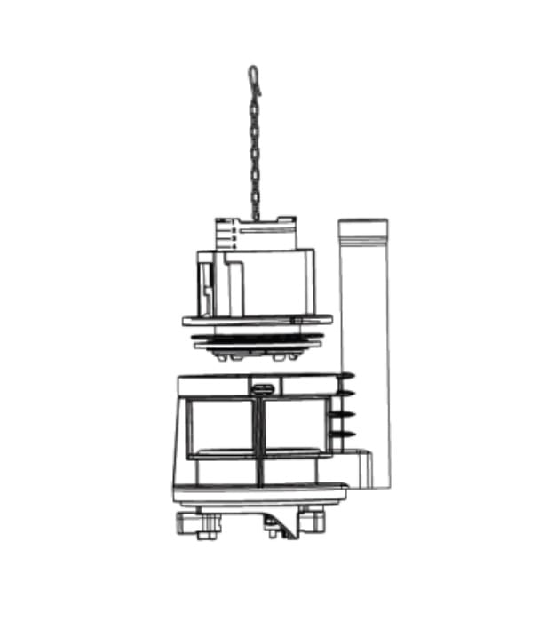 TOTO THU747-A Flush Valve Tower For Nexus & Ultramax Toilets 7 TOTO THU747-A Flush Valve Tower For Nexus & Ultramax Toilets - Image 2