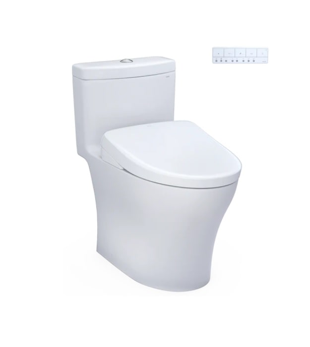 TOTO Aquia IV WASHLET+ S7 One-Piece Toilet 4 TOTO Aquia IV Washlet+ S7 Toilet MW6464726CEMFGNA#01