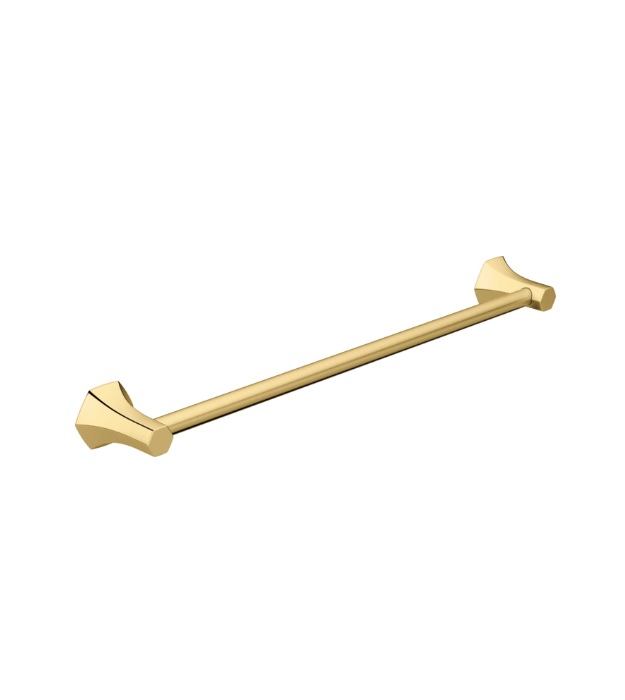 Hansgrohe Locarno Towel Bar, 24" Brushed Gold 04835250 12 Hansgrohe_04835250_Locarno_Towel_Bar_24_inch