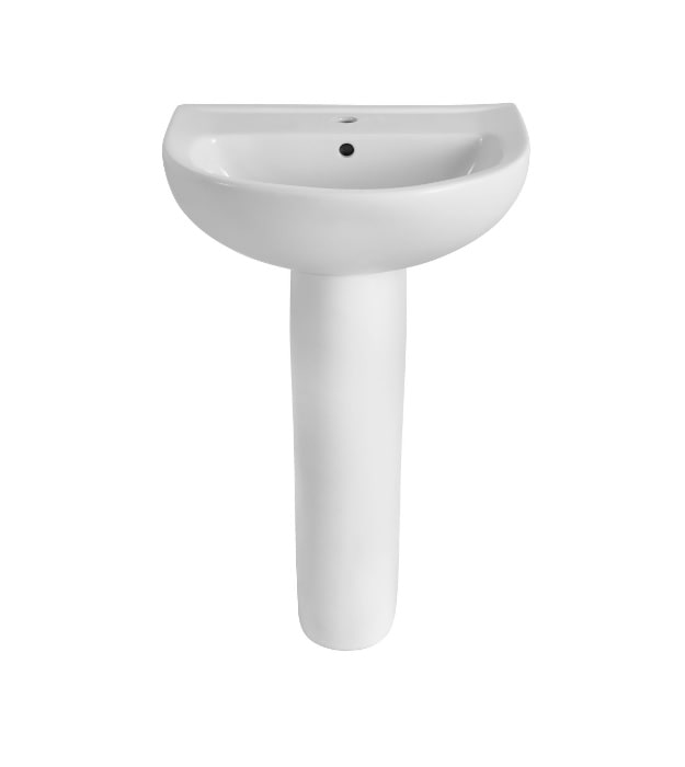 American Standard Evolution 22 Inch Pedestal Sink 3 American Standard Evolution 22 inch Pedestal Sink 0467100.020