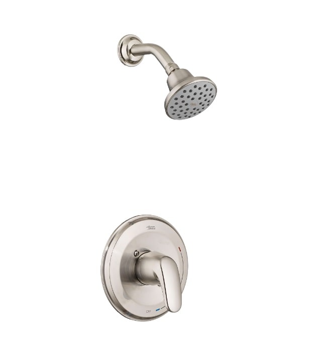 Colony PRO TU075507 Pressure Balance Shower Kit 7 American Standard Colony Pro Brushed nickel Shower Set TU075507.295