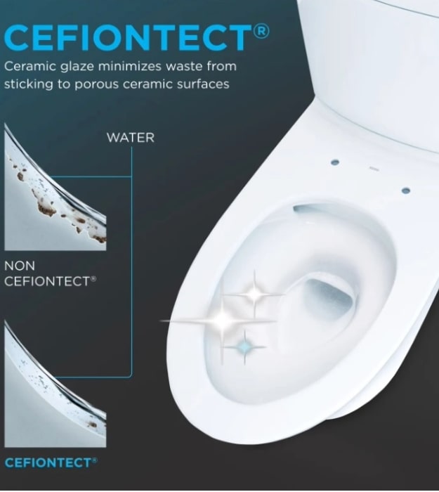 TOTO Drake Regular Height CST776CEG#01 Elongated Toilet No Seat 11 TOTO Drake Regular Height CST776CEG#01 Elongated Toilet No Seat - Image 6