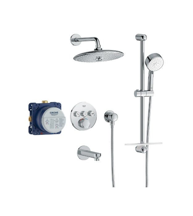 Grohe Euphoria Smartcontrol Triple-Function Shower Kit 1030170000 4 Grohe Euphoria Smartcontrol Shower Kit 1030170000