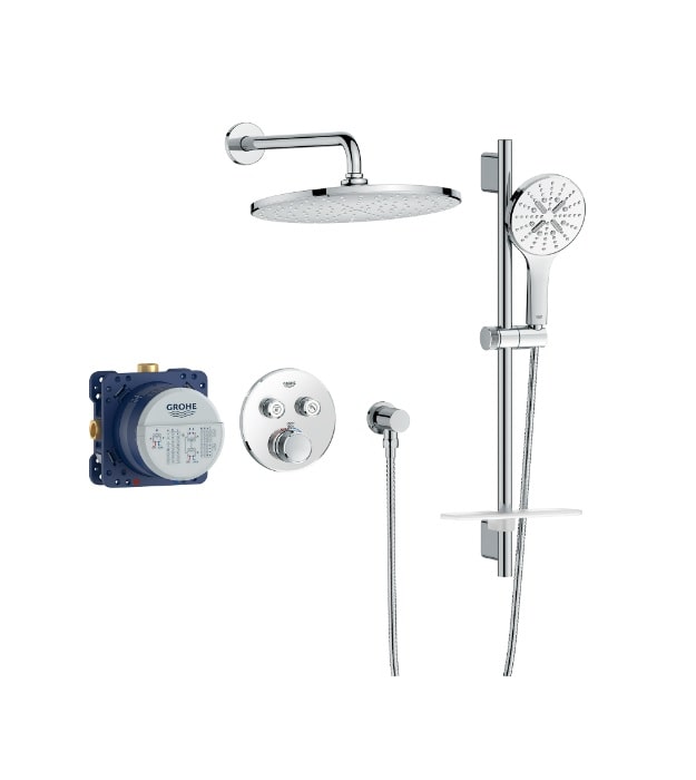 Grohe Rainshower Smartcontrol Thermostatic Shower Kit 2 Grohe Rainshower 1030700000
