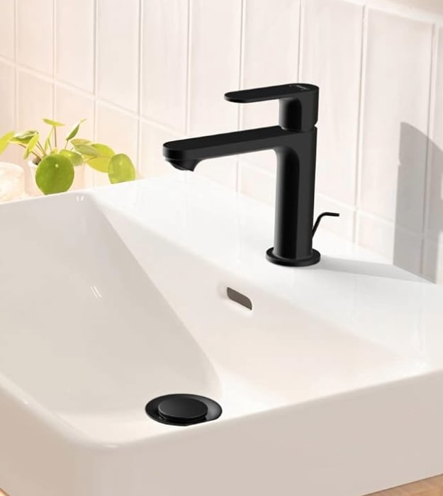 Hansgrohe Rebris S Single-Hole Faucet 110 with Pop-Up Drain 11 Hansgrohe Rebris S Single-Hole Faucet 110 with Pop-Up Drain - Image 6