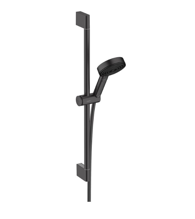 Hansgrohe Pulsify Select S Wallbar Set 105 3-Jet 24" 5 Hansgrohe Pulsify Select S Wallbar Set Matte Black 24161671