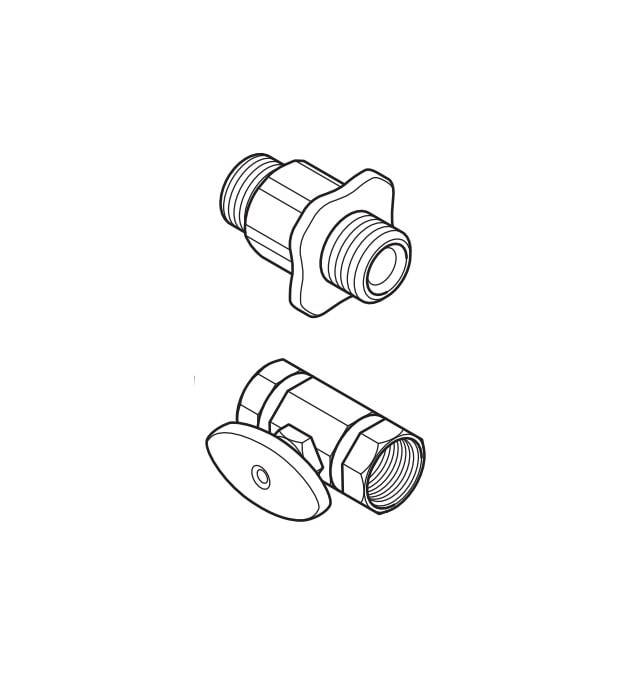 TOTO THU859 Straight Shutoff Washlet Connection Kit 10 TOTO THU859