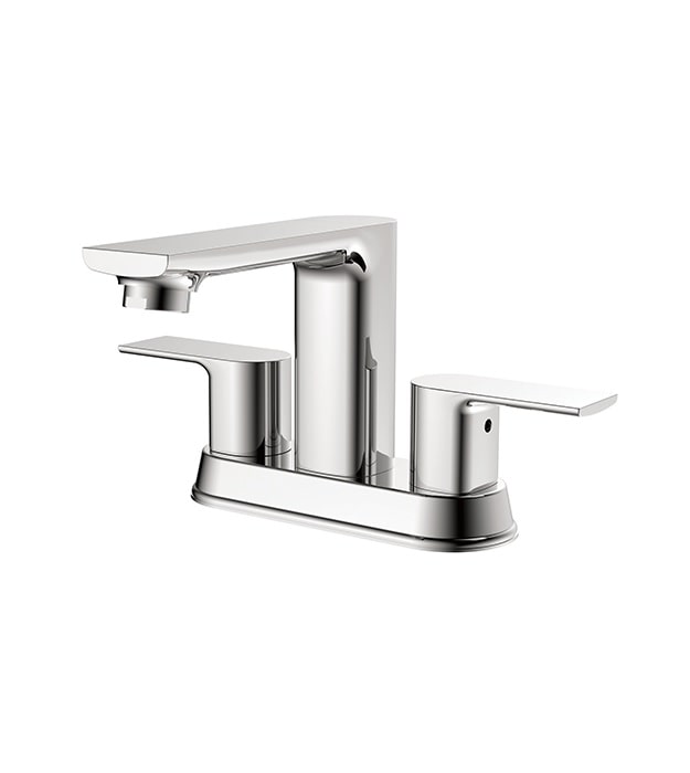 Aquabrass Midtown 15019 Polished Chrome 4 Inch Centerset faucet