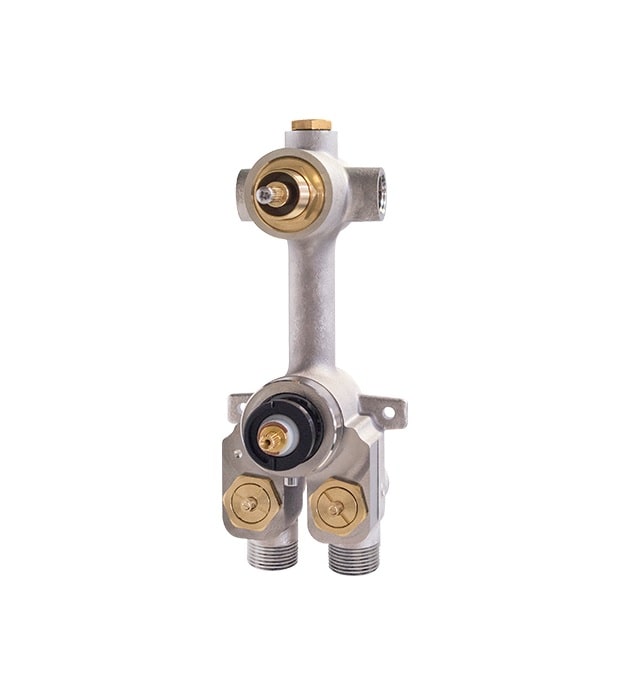 Aquabrass T12123 TURBO Thermostatic Valve With Diverter 4 Aquabrass T12123 Rough-In Valve