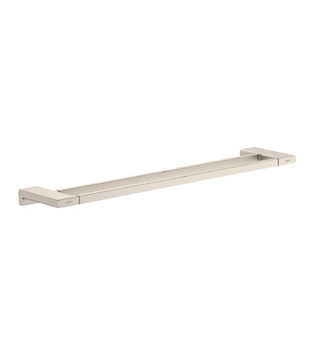 Hansgrohe AddStoris Double Towel Bar 41743 9 Brushed Nickel AddStoris Double Towel Bar