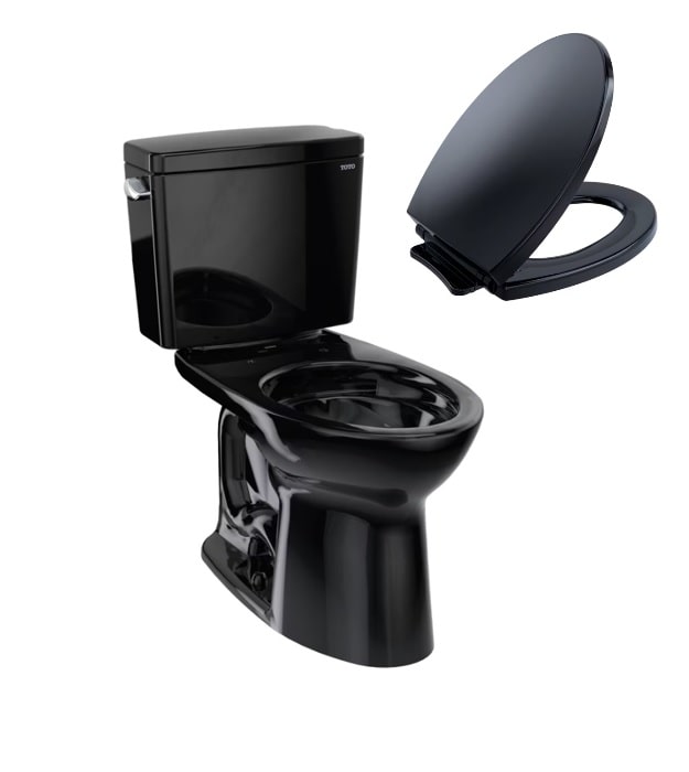 TOTO Drake Elongated ADA Black Toilet CST776CEF#51 5 TOTO Drake Black Toilet CST776CEF#51
