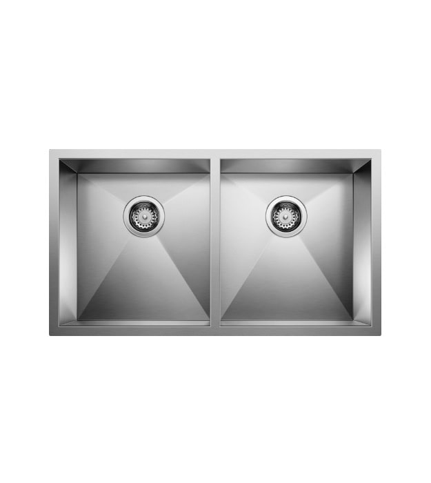 Blanco QUATRUS U Double Bowl Kitchen Sink 401247 4 Blanco QUATRUS U Double Bowl Kitchen Sink 401247 32 inch