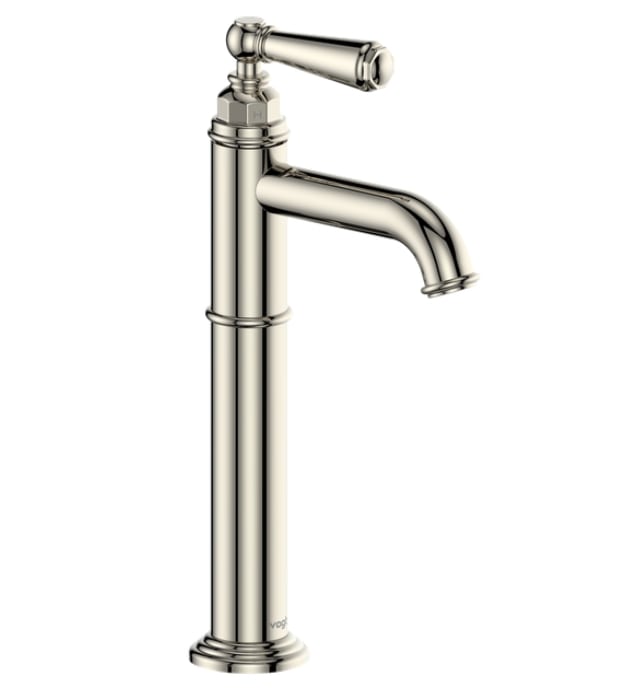 Vogt Carinthia Vessel Sink Faucet BF.C1.1100 8 CARINTHIA Polished Nickel Vessel Lavatory Faucet BF.C1.1100.PN