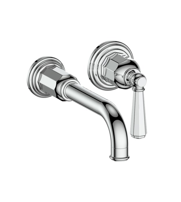Vogt Carinthia Single Handle Wall-Mount Faucet 5 Vogt CARINTHIA Single Handle Wall-Mount Faucet TM.C2.1410 Chrome