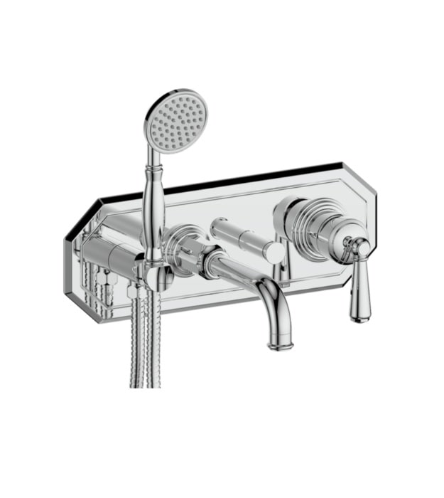 Vogt Carinthia Wall-Mount Tub Filler TM.C1.2210 3 Vogt TM.C1.2210 Carinthia Wall-Mount Tub Filler Chrome