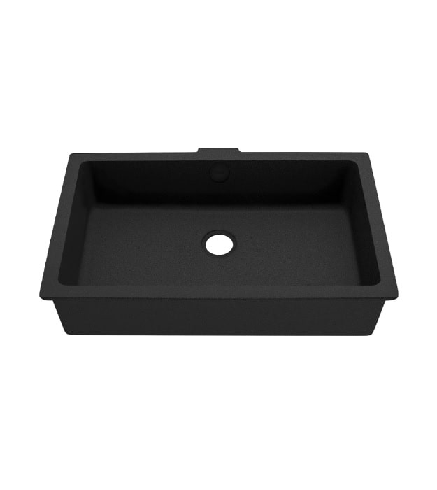 Vogt Krone Undermount Quartz Sink BS.2113.Z0 5 Matte Black Vogt Krone Undermount Bathroom Sink BS.2113.Z01G.60