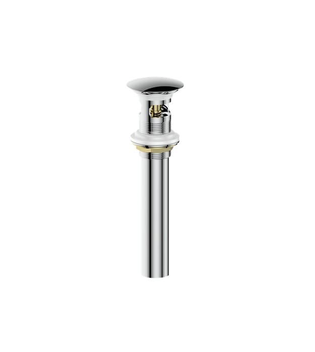 Vogt Mushroom Clicker Drain With Overflow PU.201 15 Vogt Mushroom Clicker Drain With Overflow PU.201 Chrome