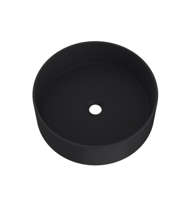 Vogt Runden Vogranite Vessel Sink BS.1616.R0XG-60 11 Vogt Runden Vogranite Vessel Sink BS.1616.R01G-60-Quartz Composite Black Sink.