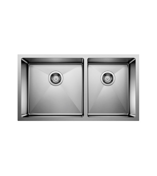 Blanco Quatrus R15 U 1.75 Double Bowl Sink 401520 19 Blanco Quatrus R15 U 1.75 Double Bowl undermount Sink 401520