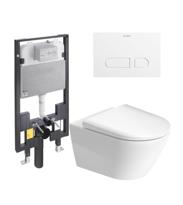 Duravit D-Neo Complete Wall-Hung Toilet Kit 2 Duravit D-Neo Complete Wall-Hung Toilet Kit