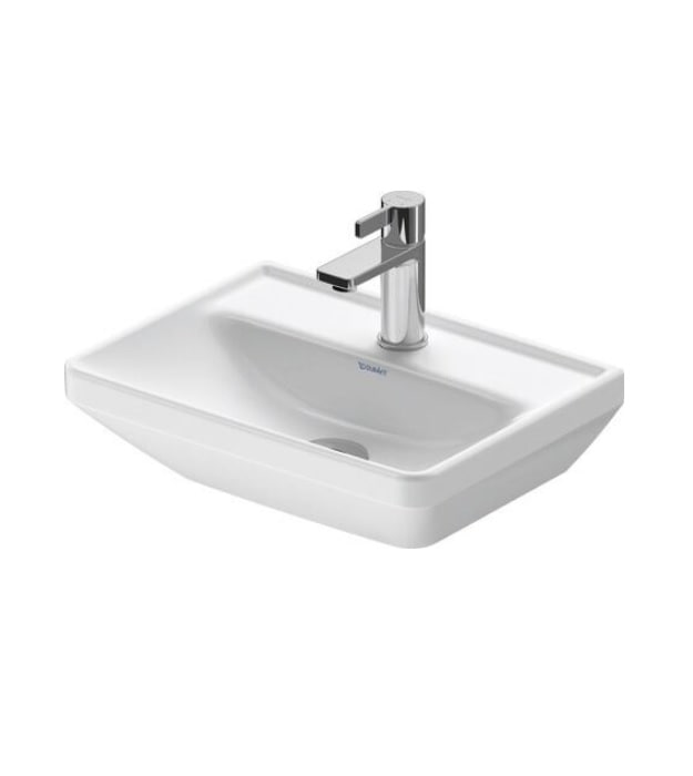 Duravit D-Neo Small Wall Mounted Sink 0738450041 12 Small Wall Mounted Sink Duravit 0738450041