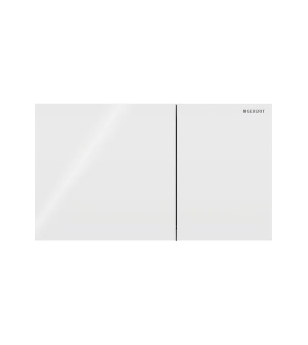 Geberit Sigma70 Flush Plate Actuator 115.622.XX.1 14 White Glass Sigma70
