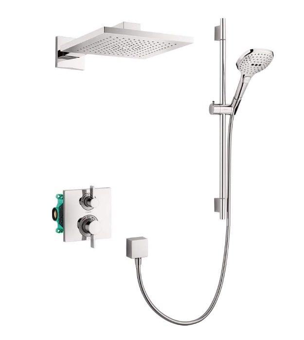 Hansgrohe 04914000 Raindance E Thermostatic Shower Set 15 Hansgrohe 04914000 Complete Thermostatic Shower Set