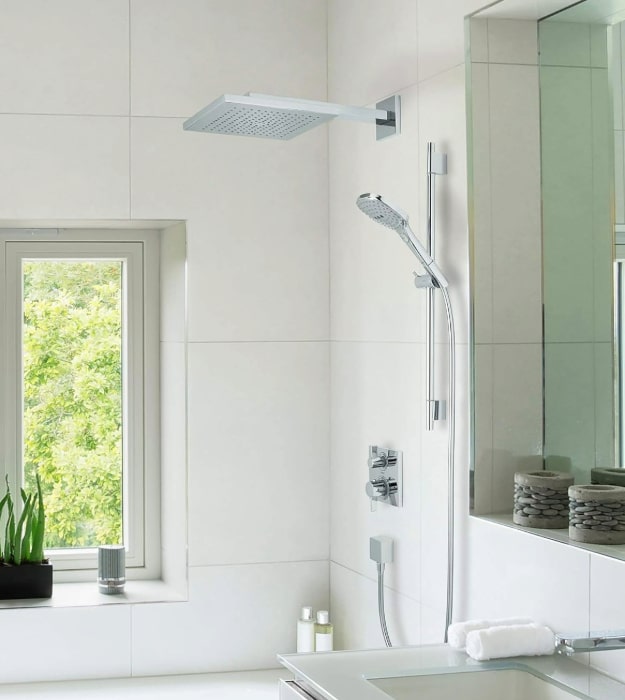 Hansgrohe 04914000 Raindance E Thermostatic Shower Set 7 Hansgrohe Thermostatic Shower Kit 04914000