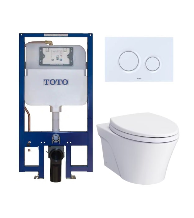 TOTO CWT426CMFG AP Complete Wall-Hung Toilet Kit 6 TOTO CWT426CMFG Complete Wallhung Toilet Kit