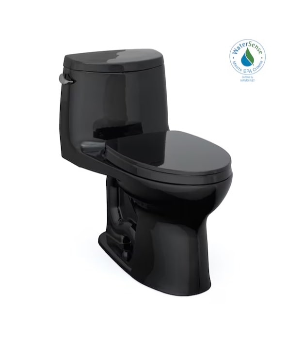 TOTO UltraMax II One-Piece Black Toilet MS604124CEF#51 17 TOTO UltraMax II Black Toilet MS604124CEF#51