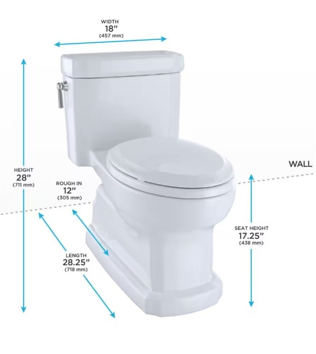 TOTO Guinevere Elongated Toilet MS974224CEFG 13 TOTO Guinevere Elongated Toilet MS974224CEFG - Image 8