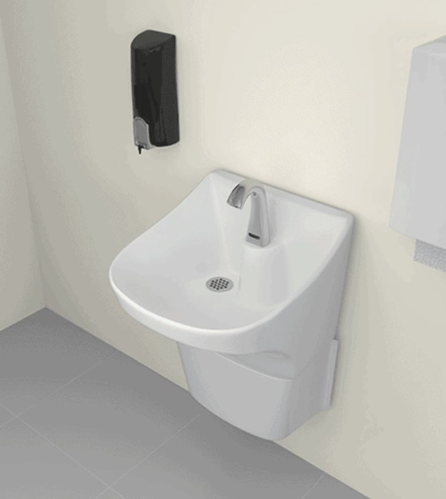 Contrac Hygienic Wall Mount Sink With Shroud 4610AFV 7 Contrac Hygienic Wall Mount Sink With Shroud 4610AFV - Image 2