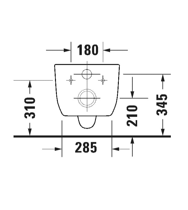 Duravit Aurena Wall-Mount Toilet HygieneFlush 259809 10 Duravit Aurena Wall-Mount Toilet HygieneFlush 259809 - Image 5
