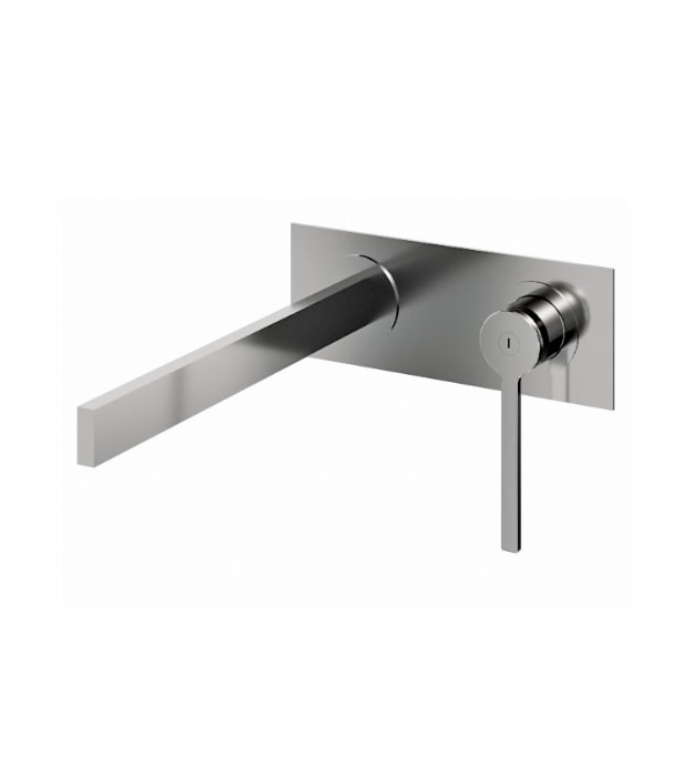 Aquabrass TIME Wallmount Lavatory Faucet 51N29 2 Aquabrass TIME Wallmount Lavatory Faucet 51N29