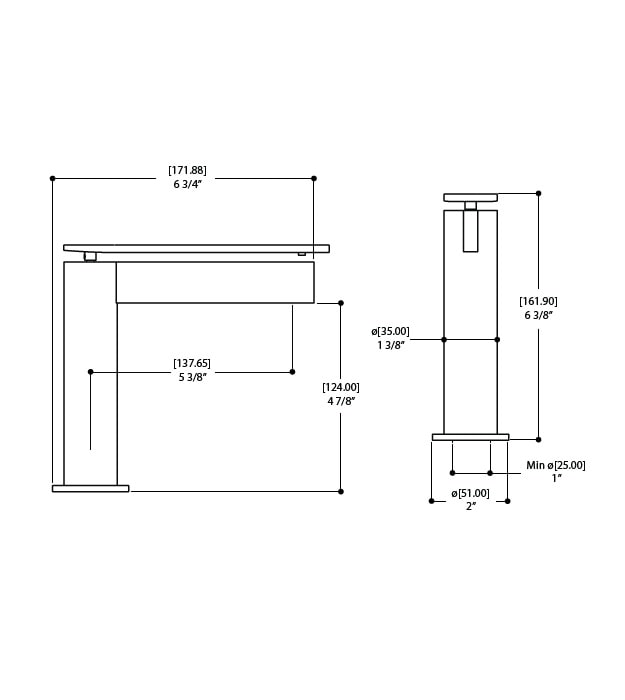Aquabrass TIME Single Hole Lavatory Faucet 51014 9 Aquabrass TIME Single Hole Lavatory Faucet 51014 - Image 4