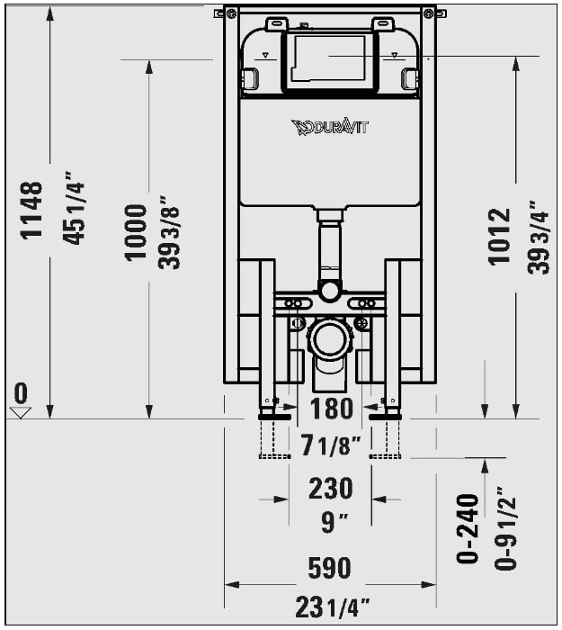 Duravit Starck 3 Wall-Hung Toilet Complete Kit 11 Duravit Starck 3 Wall-Hung Toilet Complete Kit - Image 6