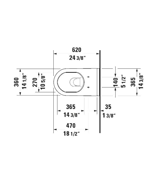Duravit Starck 3 Wall-Hung Toilet Complete Kit 10 Duravit Starck 3 Wall-Hung Toilet Complete Kit - Image 5