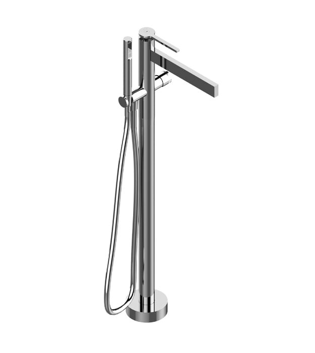 Aquabrass TIME Floormount Tub Filler 51N85 7 Aquabrass TIME Floormount Tub Filler 51N85 - Image 2