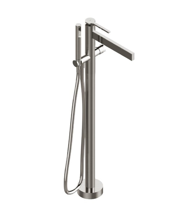 Aquabrass TIME Floormount Tub Filler 51N85 4 Aquabrass TIME Floormount Tub Filler 51N85