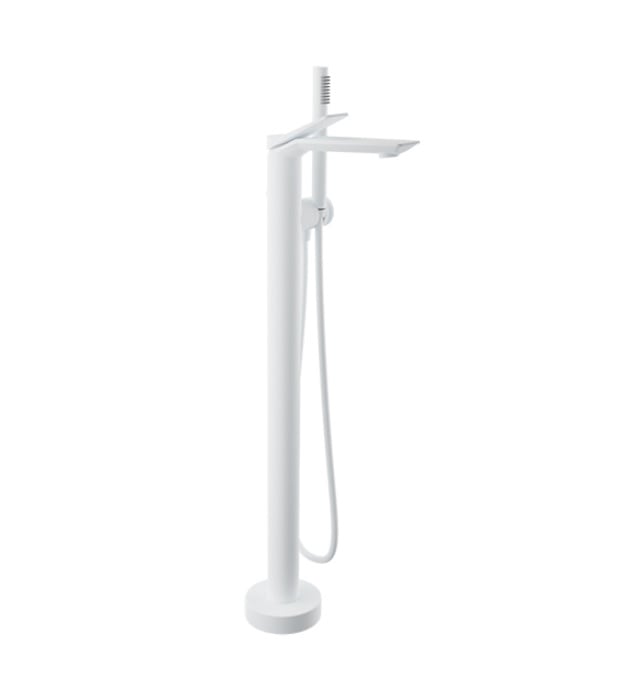 BARIL Profile B46 Floormount Tub Filler B46-1100-00 15 BARIL PROFILE B46 Floormount Tub Filler B46-1100-00 Matte White