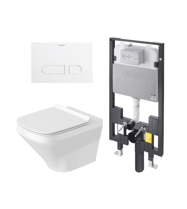 Duravit Durastyle Compact Wall Hung Toilet Kit 255109 21 Duravit Durastyle Compact Wall Hung Toilet Kit 255109