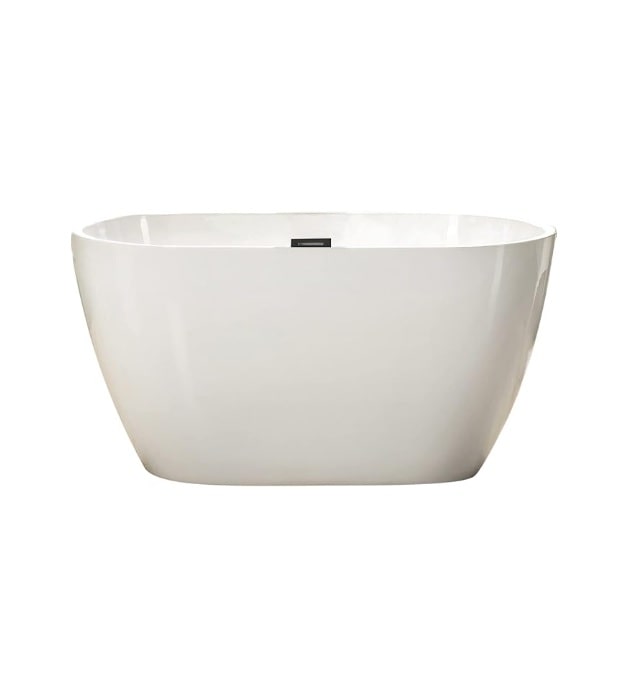 Woodbridge 48-in Compact Acrylic Bathtub B1703 2 Woodbridge 48-in Compact Acrylic Bathtub B1703
