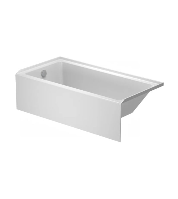 Duravit No.1 Alcove Bathtub 60"x30" 700653 13 Duravit No.1 Alcove Bathtub 60"x30" 700652