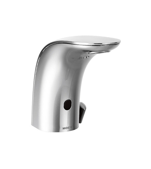 Moen 8554AC M-POWER Sensor-Operated Faucet 15 Moen 8554AC M-POWER Chrome one-handle sensor-operated lavatory faucet