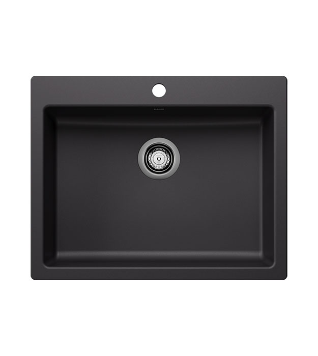 Blanco Precis ADA/CSA Single Bowl Silgranit Kitchen Sink 2 Blanco Precis ADA/CSA -402655 Single Bowl Silgranit